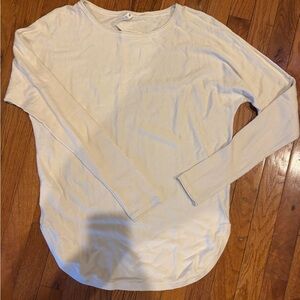 Lululemon Cream Long Sleeve Top